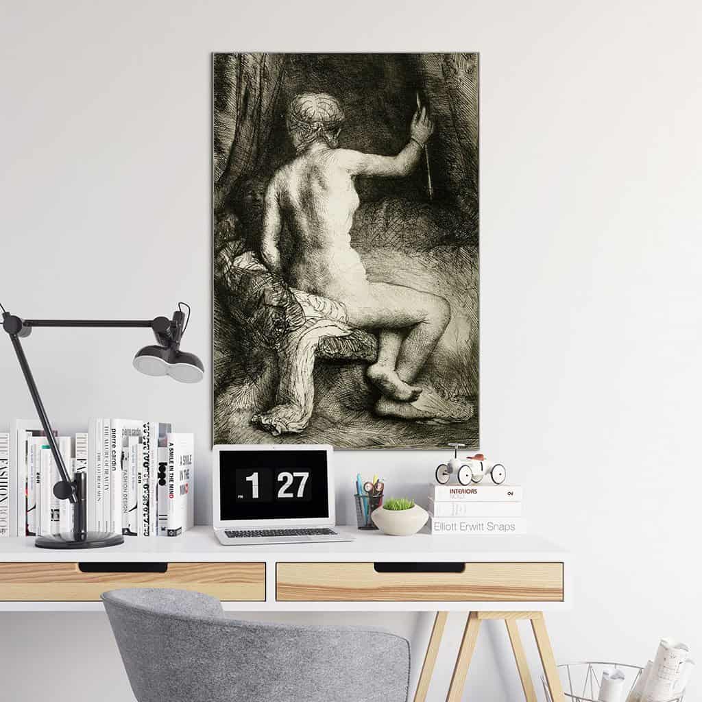 De vrouw met de pijl - Rembrandt