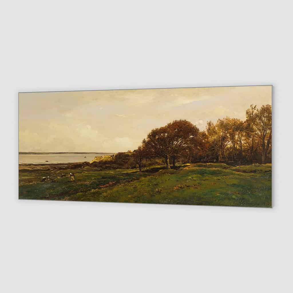Zeegebied van Villerville - Charles François Daubigny
