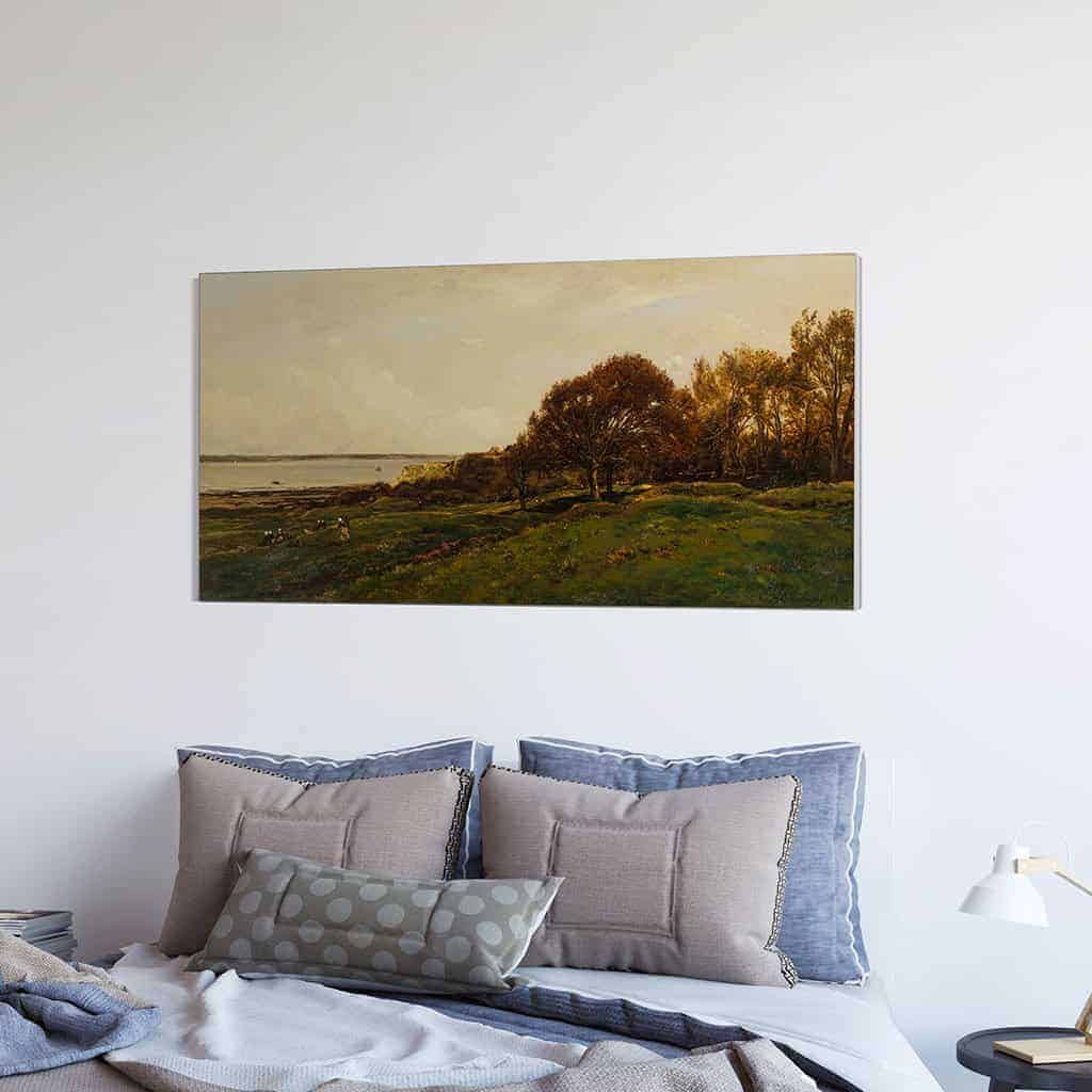 Zeegebied van Villerville - Charles François Daubigny