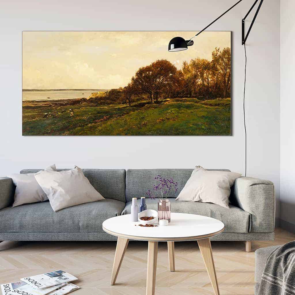 Zeegebied van Villerville - Charles François Daubigny