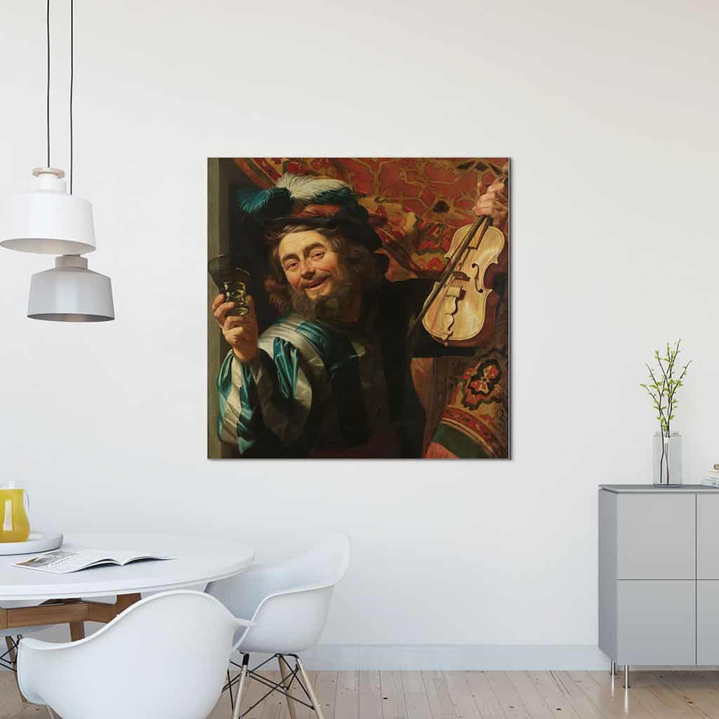Vrolijke Fiddler (Gerard van Honthorst)