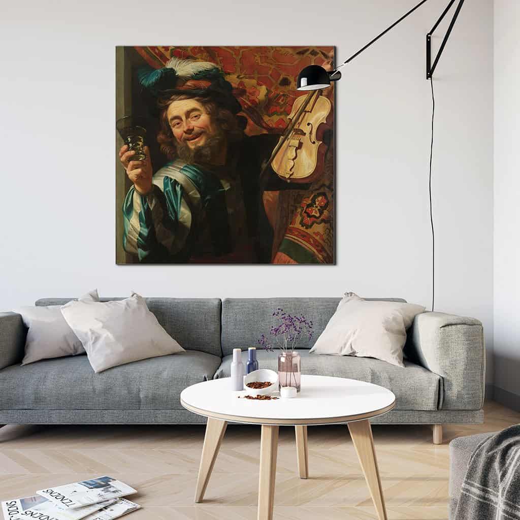 Vrolijke Fiddler (Gerard van Honthorst)
