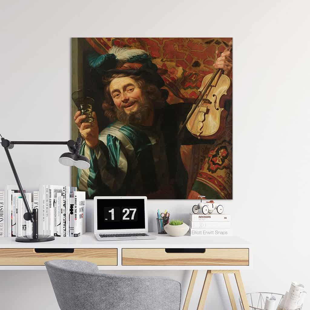 Vrolijke Fiddler (Gerard van Honthorst)