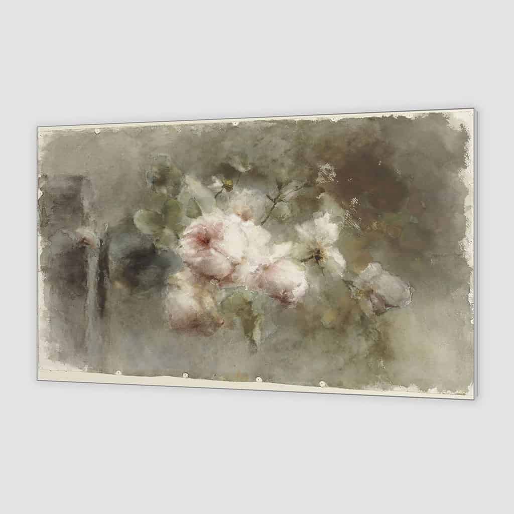 Een vaas met rozen (Margaretha Roosen)