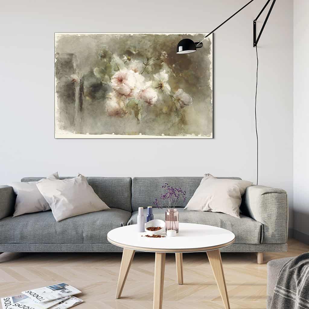 Een vaas met rozen (Margaretha Roosen)