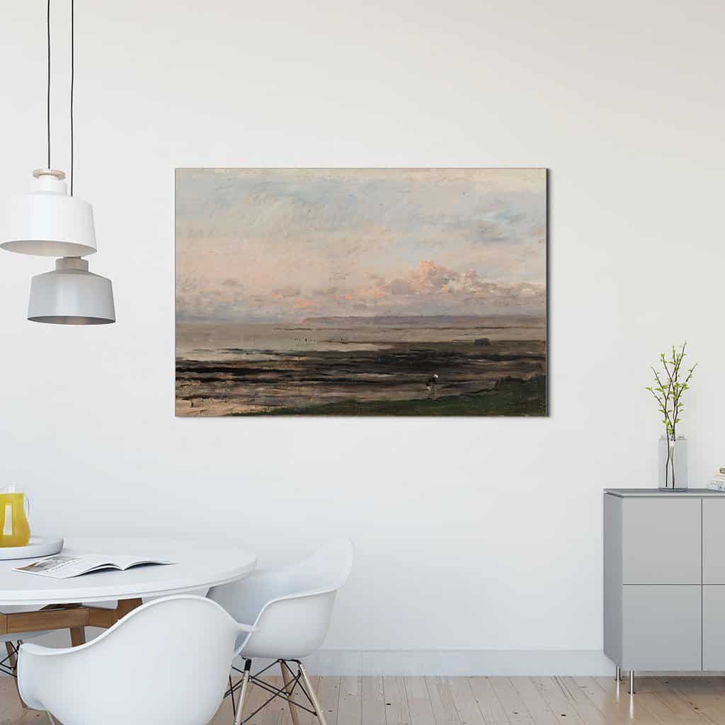 Strand bij Ebb Tide (Charles-François Daubigny)