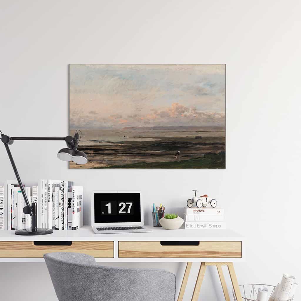 Strand bij Ebb Tide (Charles-François Daubigny)