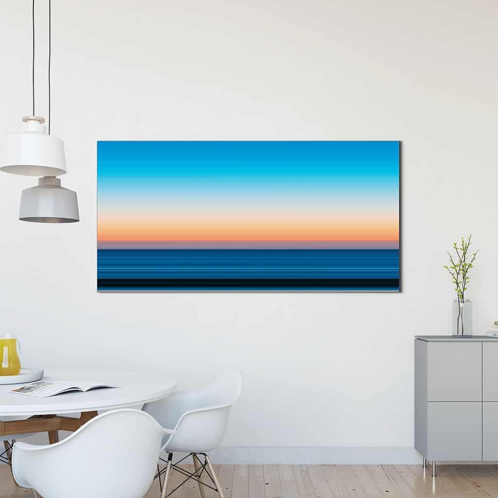 Zonsopgang abstract landschap