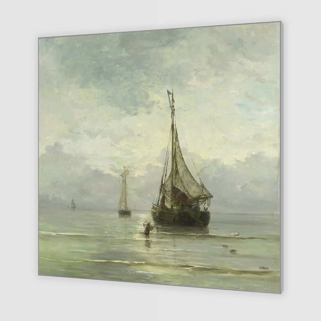 Kalme zee - Hendrik Willem Mesdag
