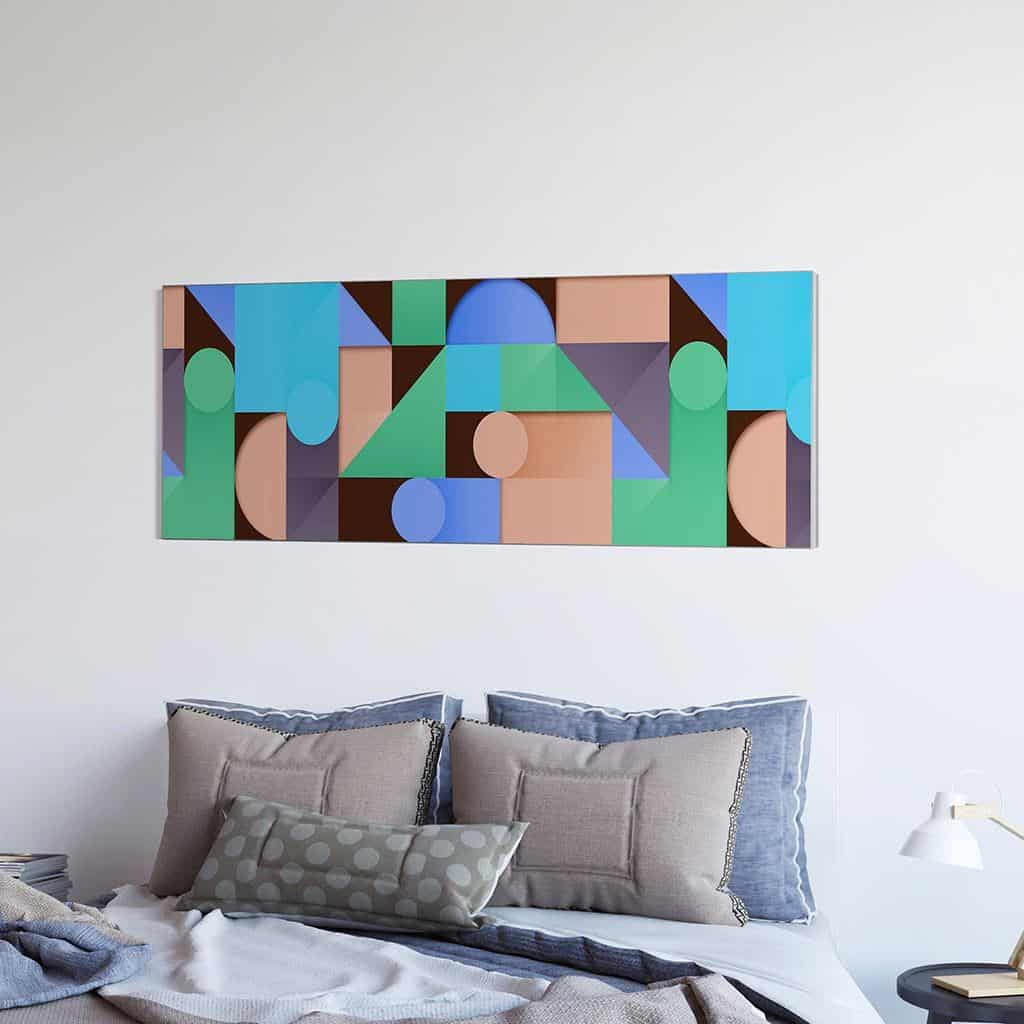 Kleurrijke geometrie
