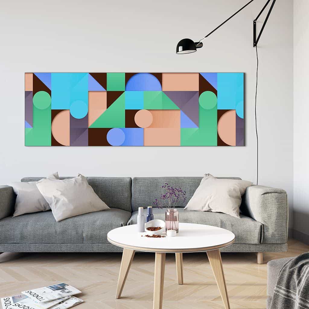 Kleurrijke geometrie