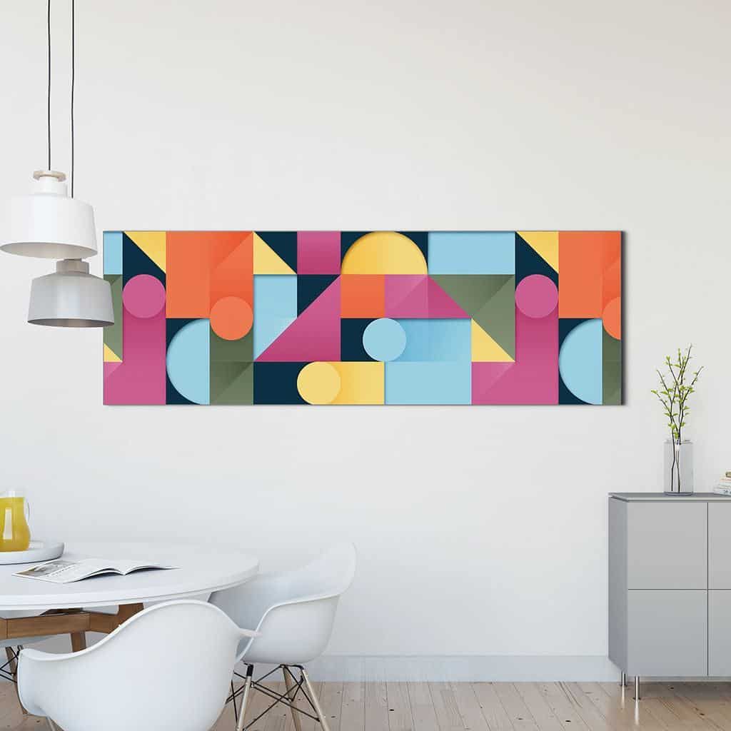 Kleurrijke geometrie
