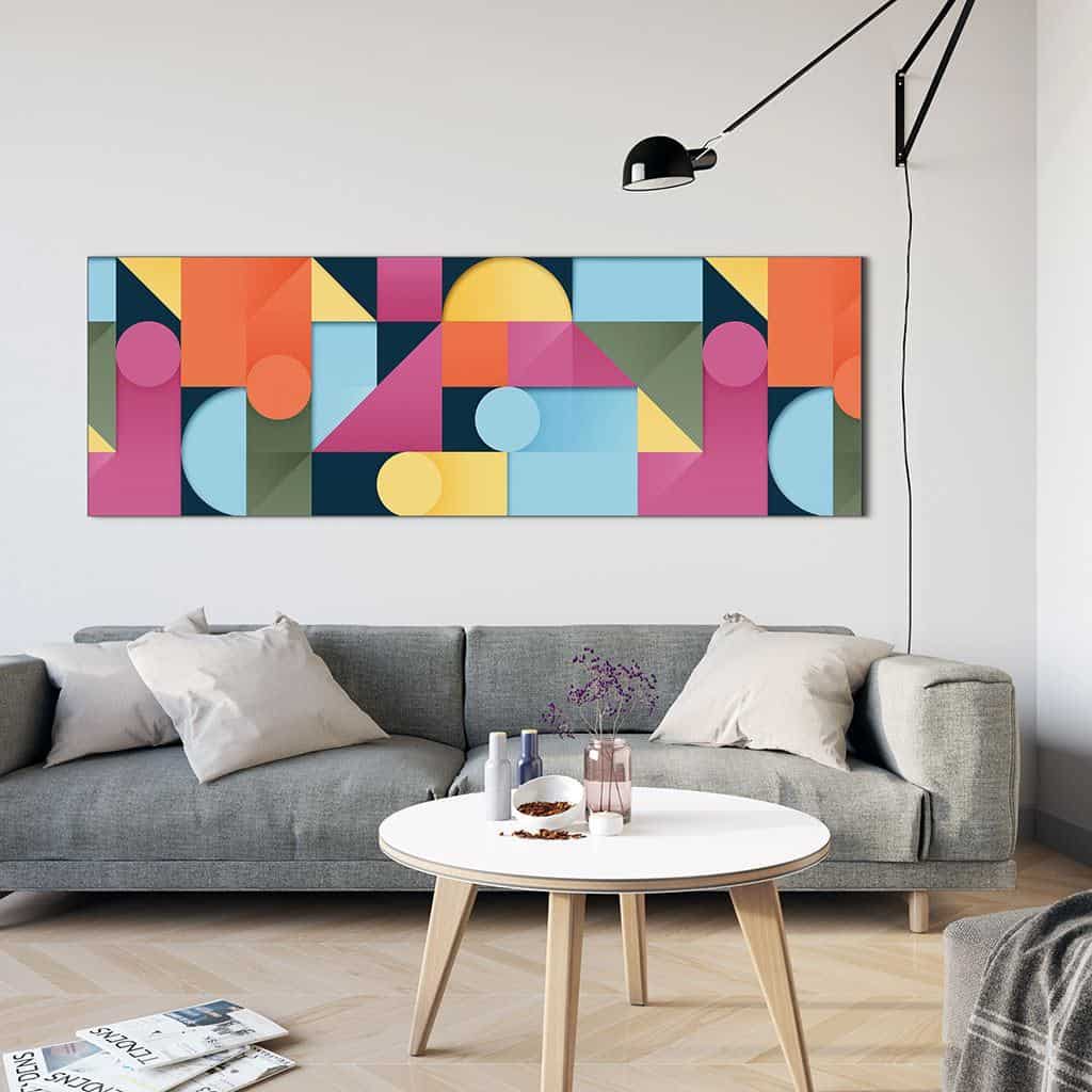 Kleurrijke geometrie