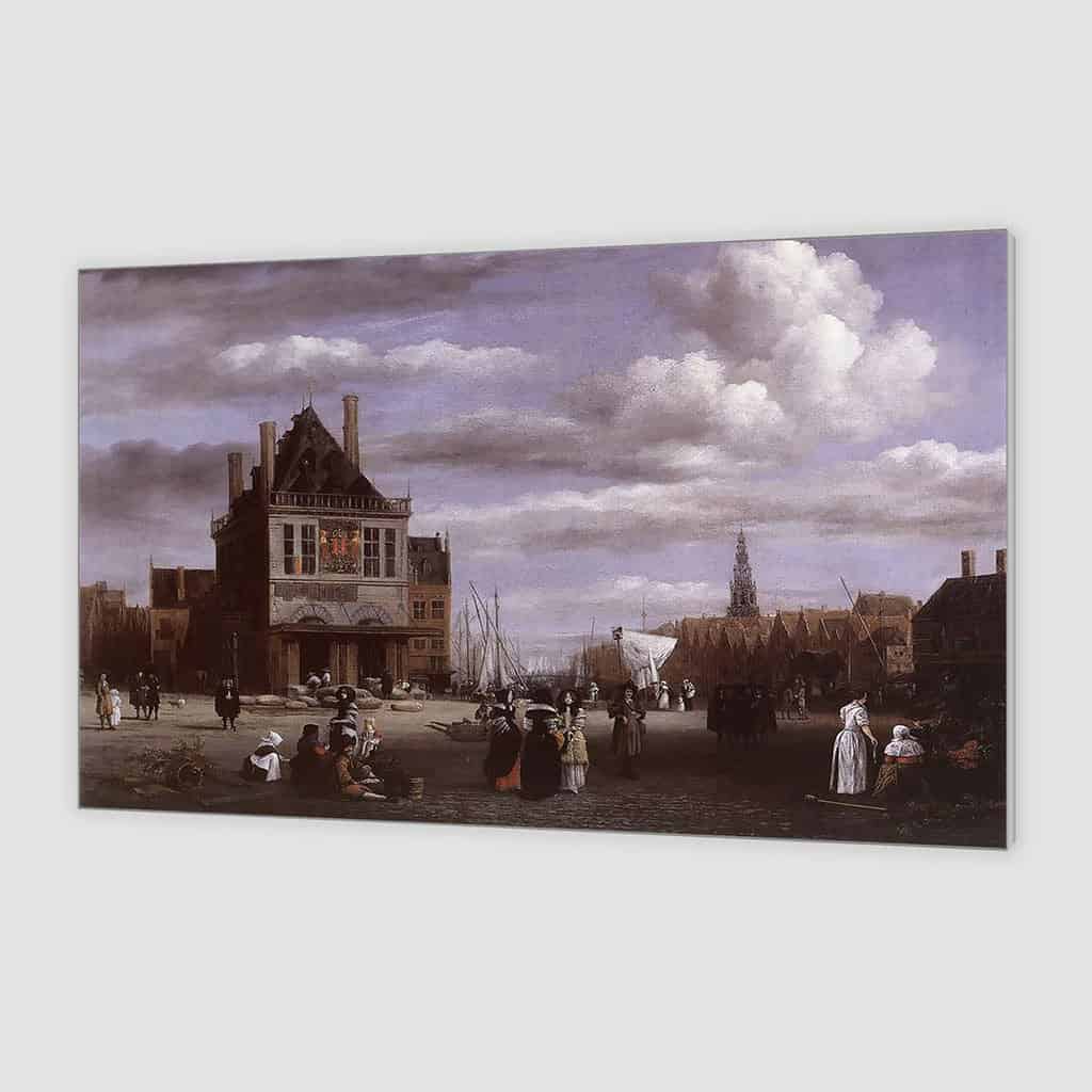 Dam in Amsterdam (Jacob Van Ruisdael)