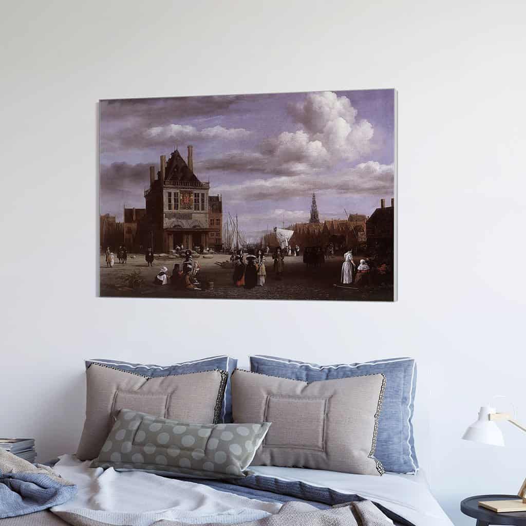 Dam in Amsterdam (Jacob Van Ruisdael)