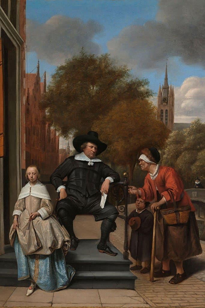 The Burgomaster of Delft and his Daughter (Jan Havicksz Steen)