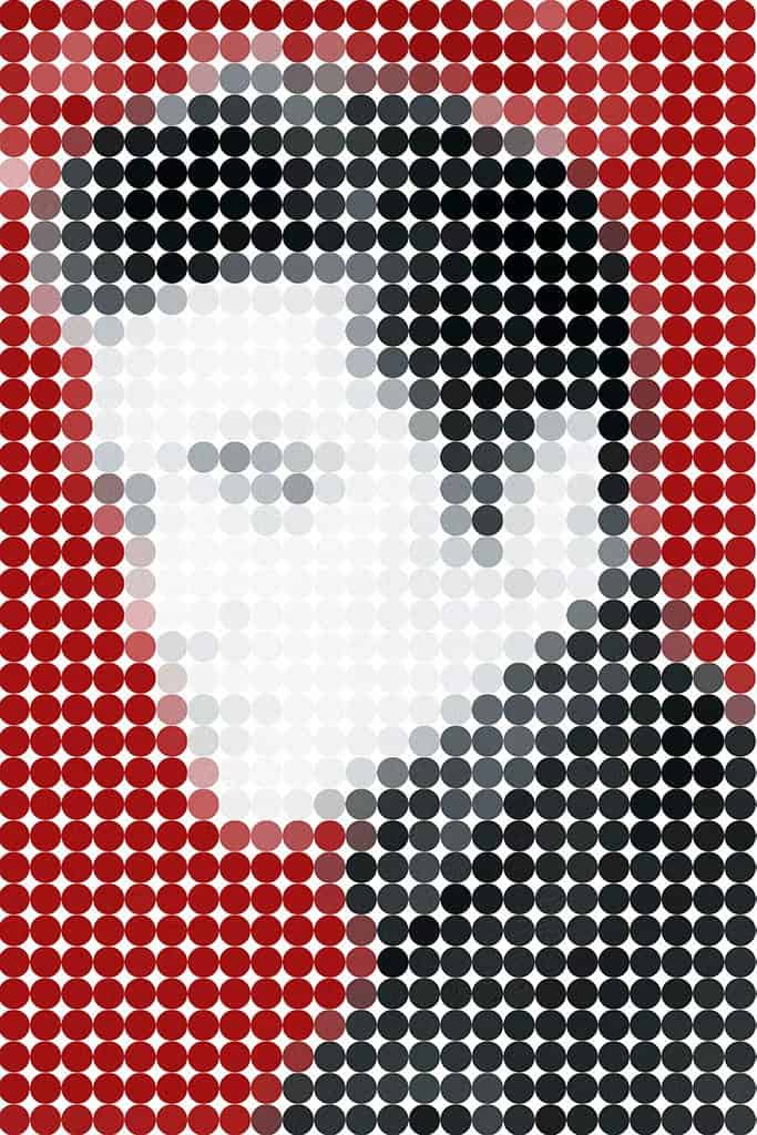 Elvis Presley dot portret