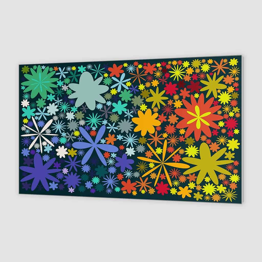 Flower Pattern on dark