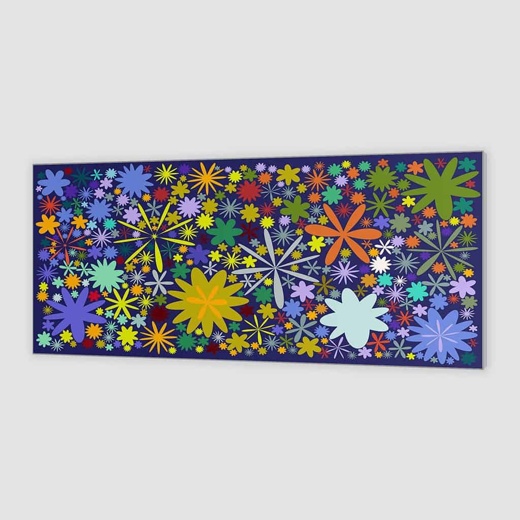 Flower Pattern on dark