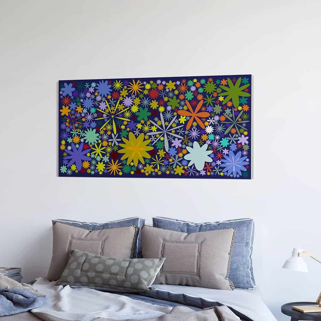 Flower Pattern on dark