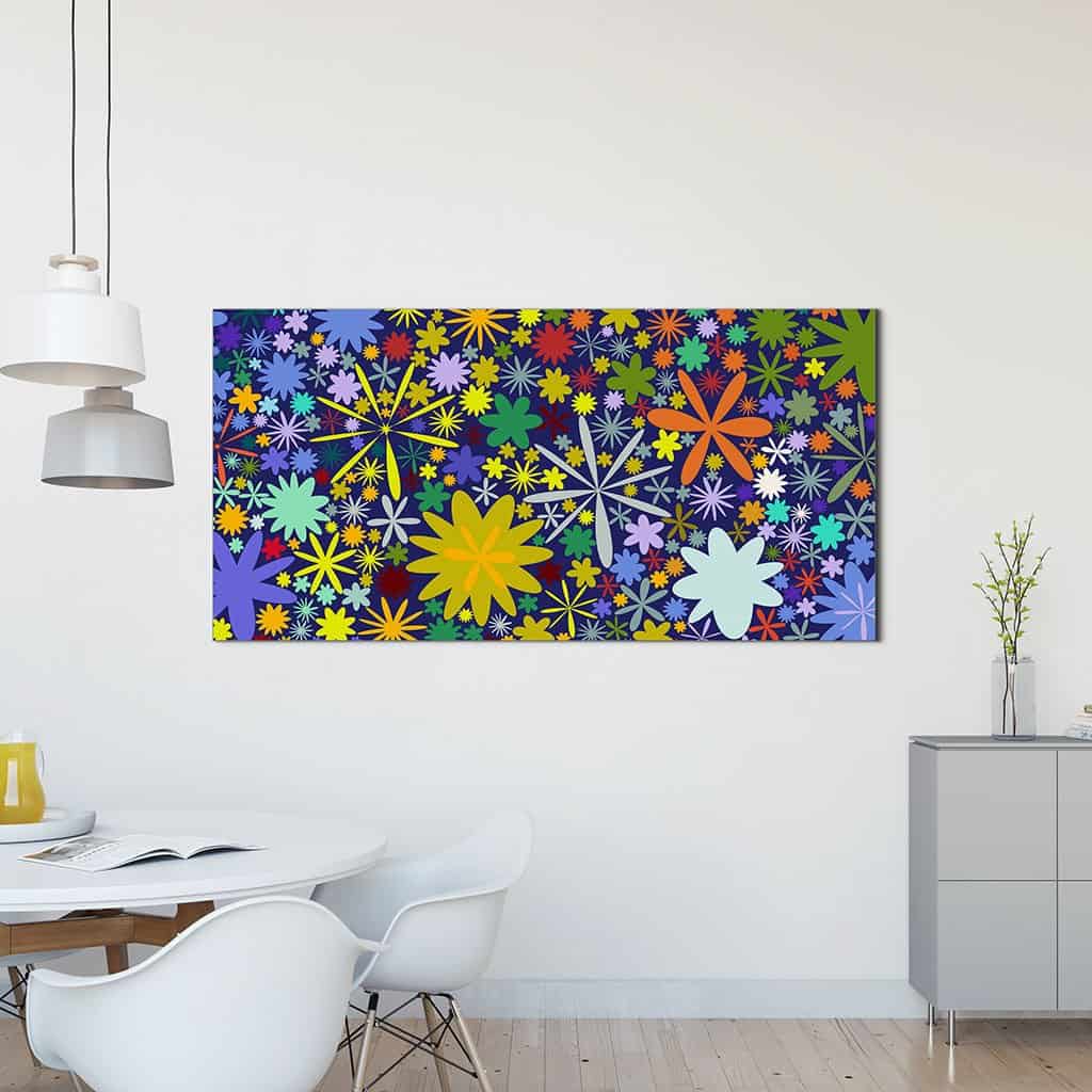Flower Pattern on dark