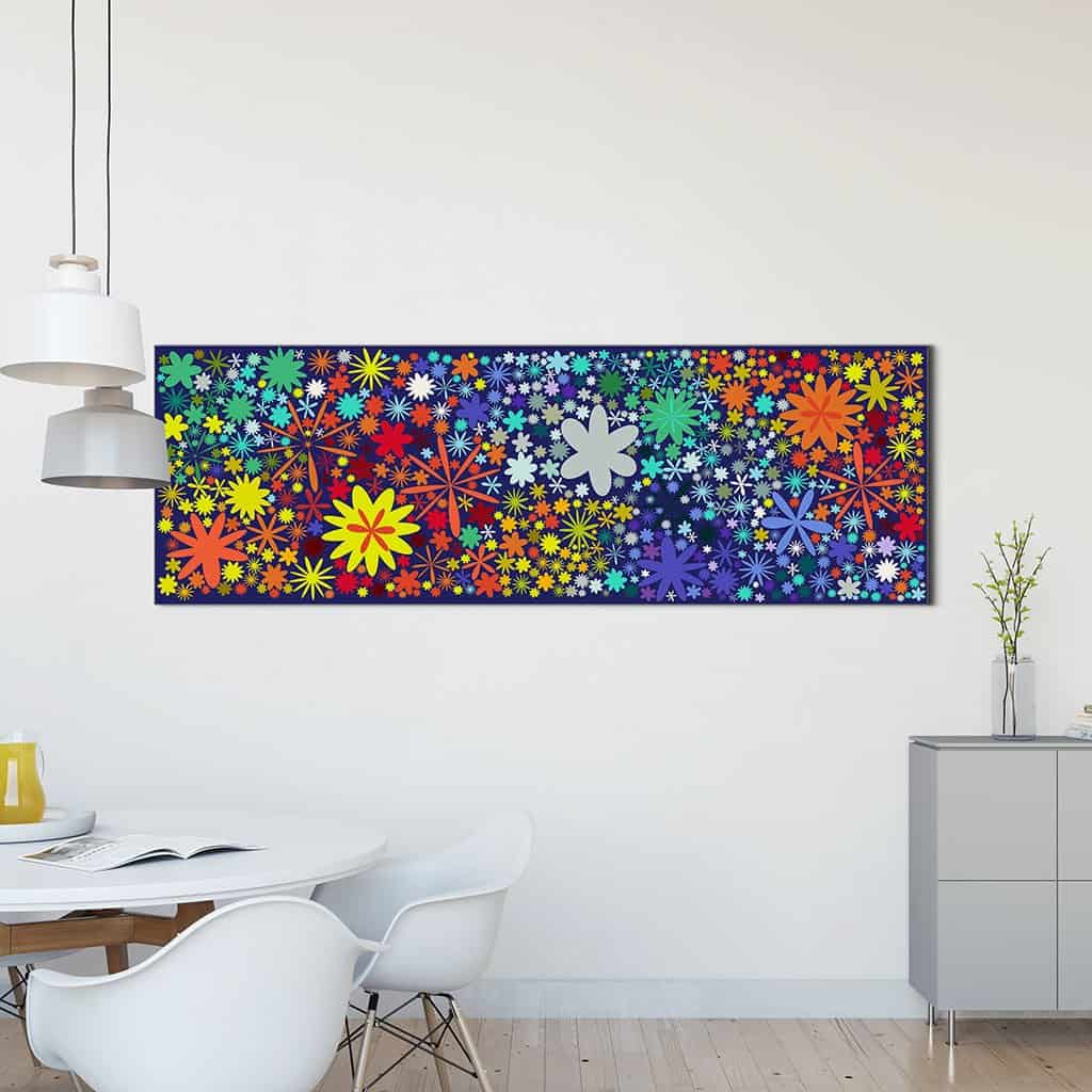 Flower Pattern on dark