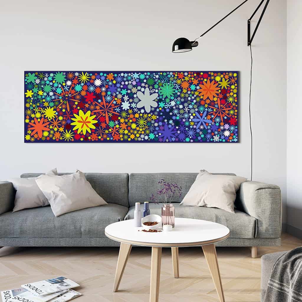 Flower Pattern on dark