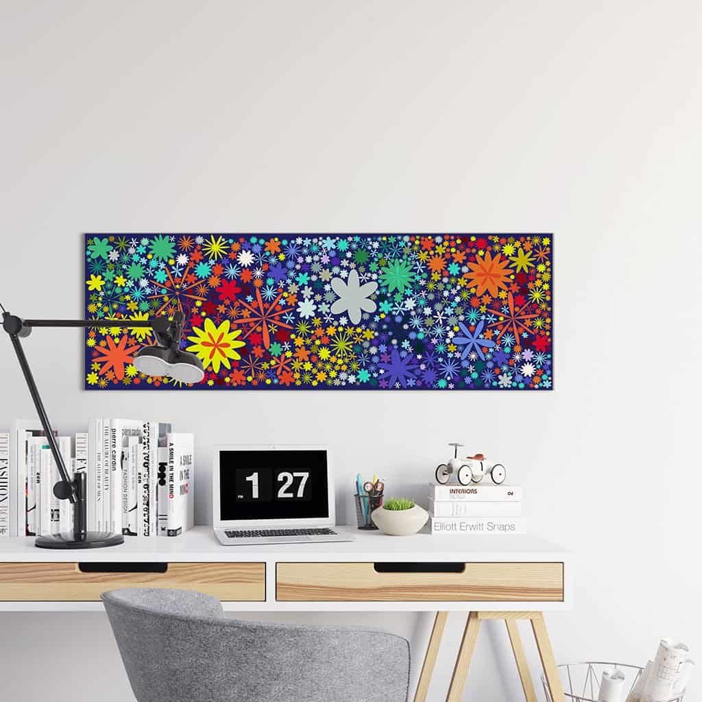 Flower Pattern on dark
