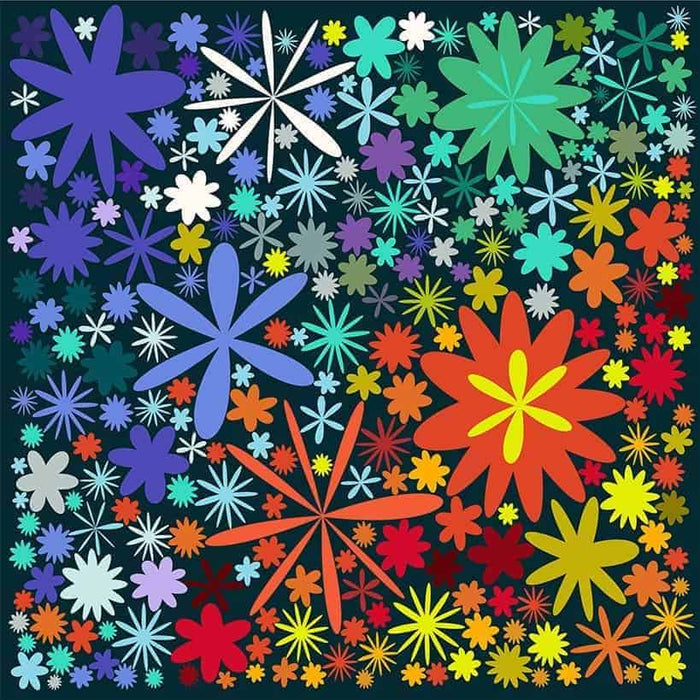 Flower Pattern on dark