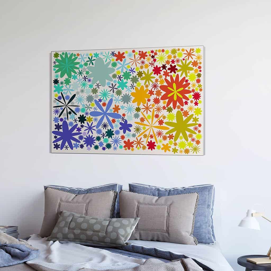 Flower Pattern on white