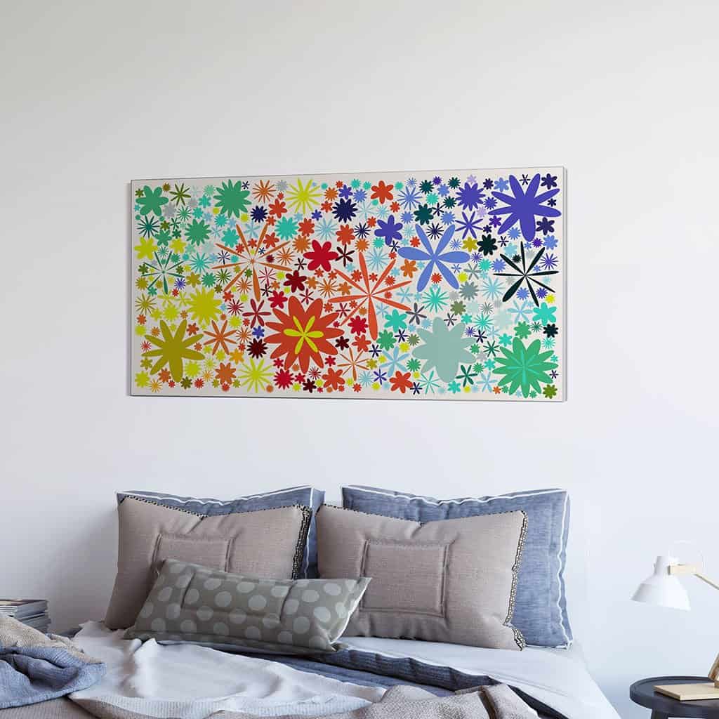 Flower Pattern on white