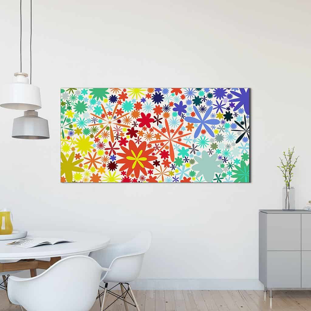 Flower Pattern on white