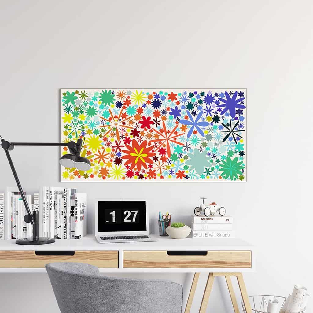 Flower Pattern on white