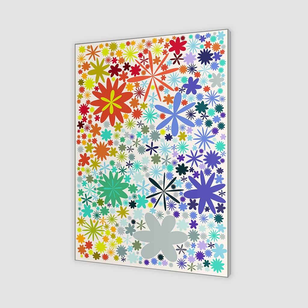 Flower Pattern on white