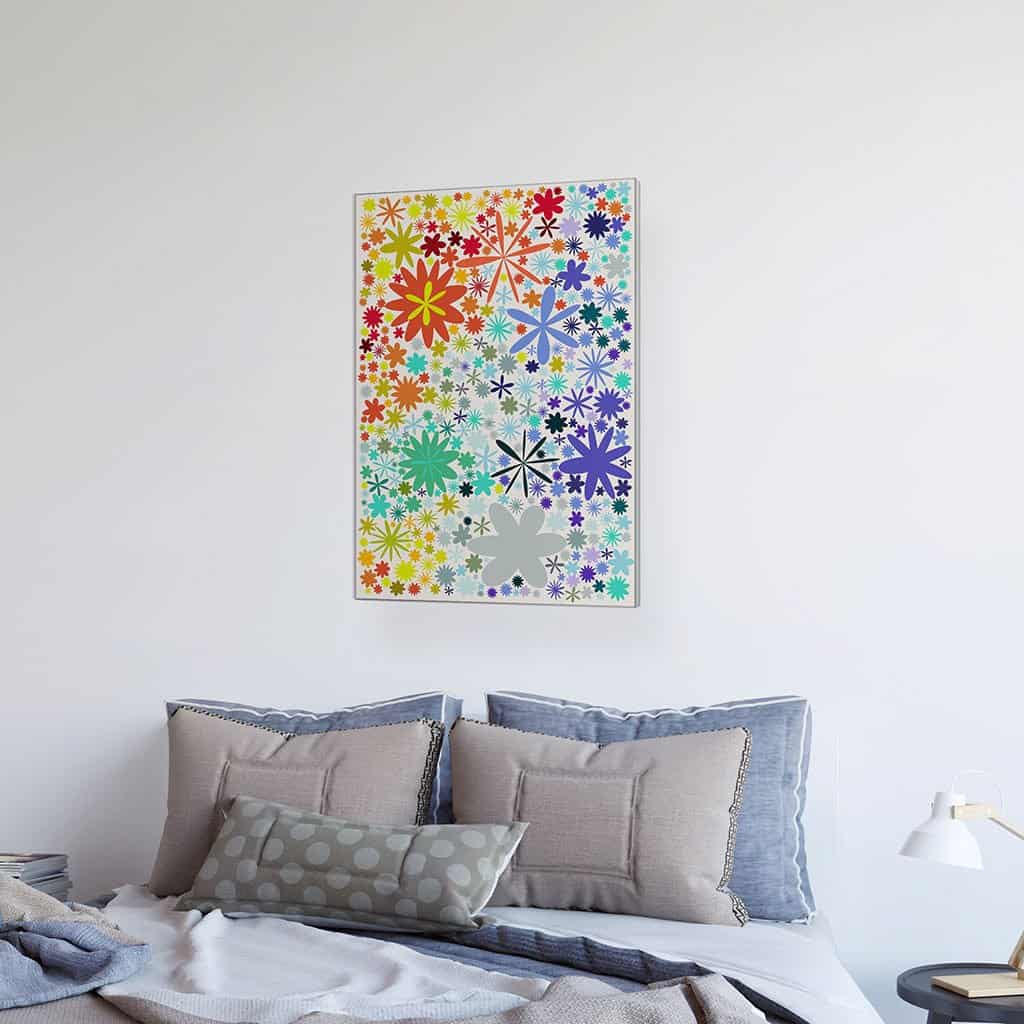 Flower Pattern on white