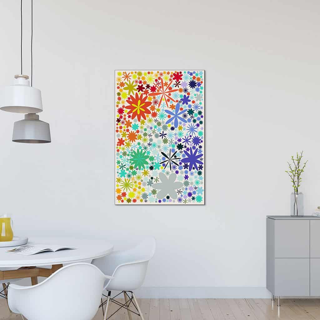 Flower Pattern on white