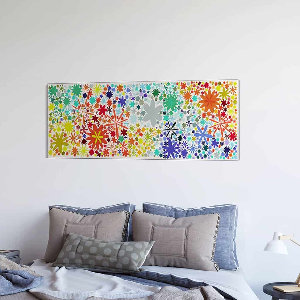 Flower Pattern on white