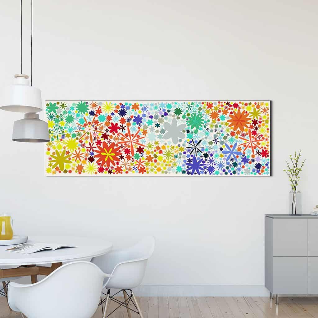 Flower Pattern on white