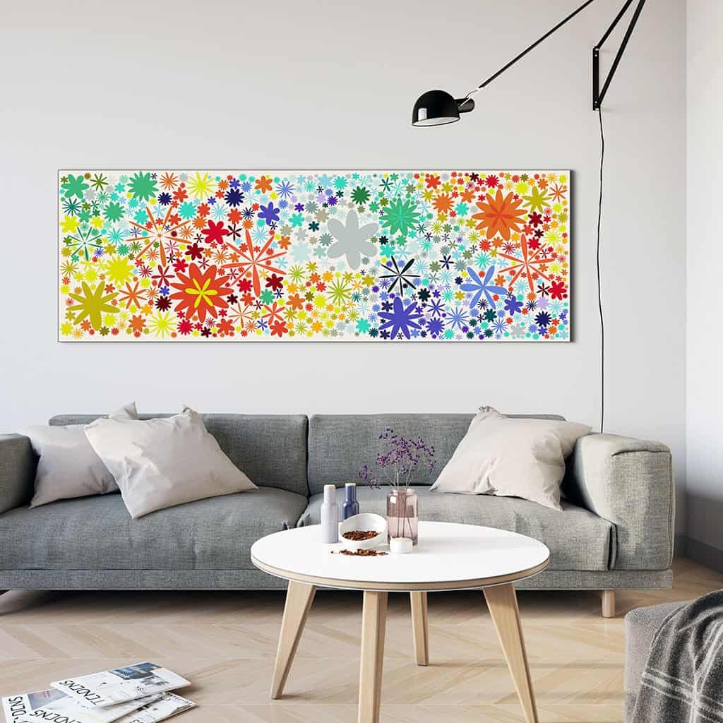 Flower Pattern on white