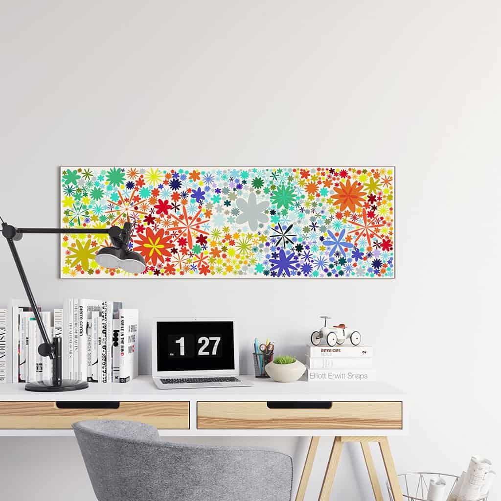 Flower Pattern on white