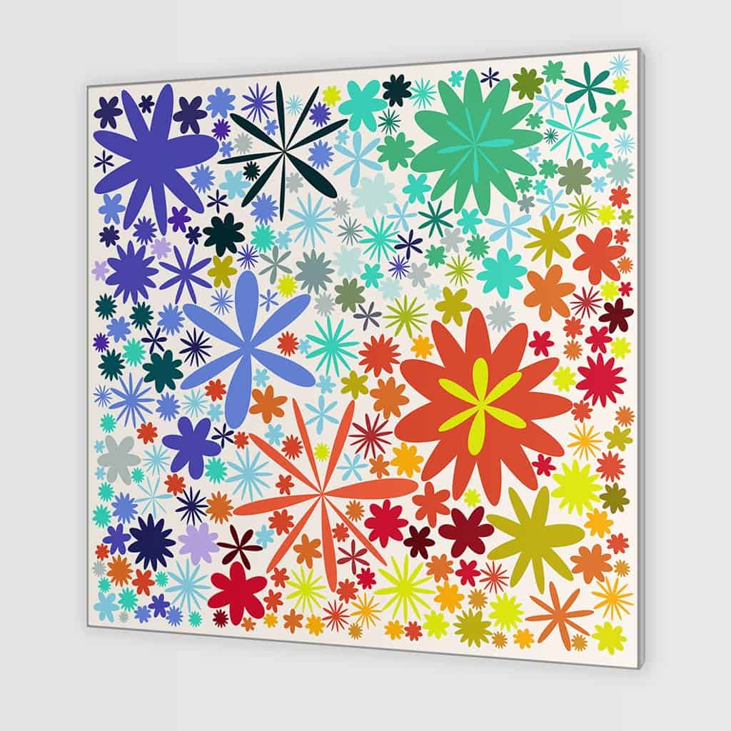 Flower Pattern on white