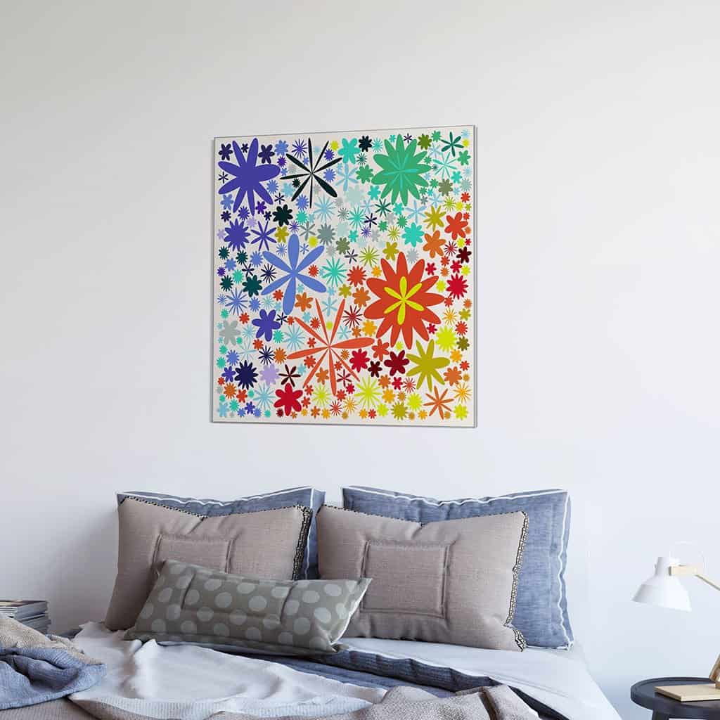 Flower Pattern on white