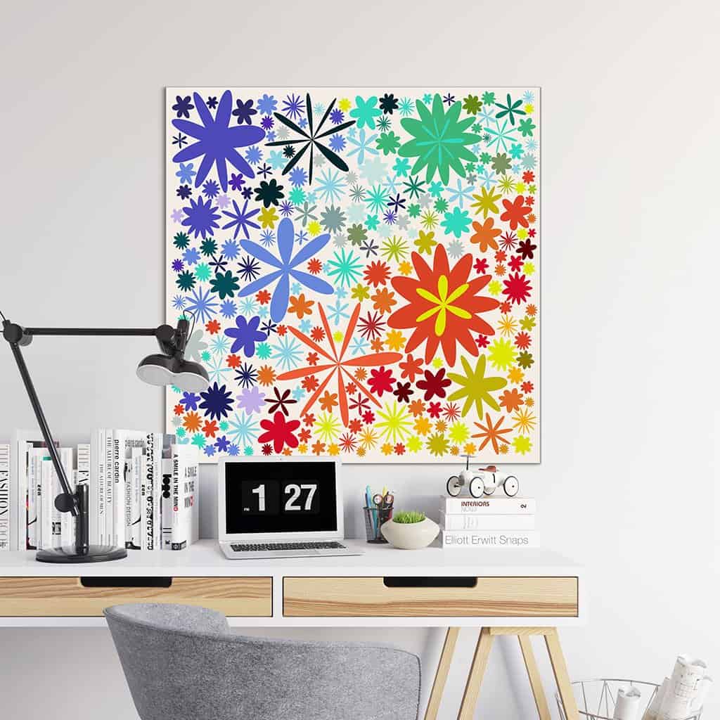 Flower Pattern on white