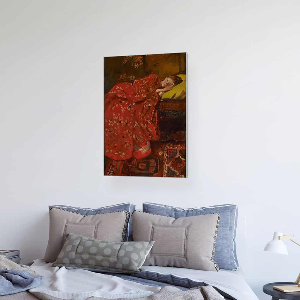 Meisje In Red Kimono (George Hendrik Breitner)