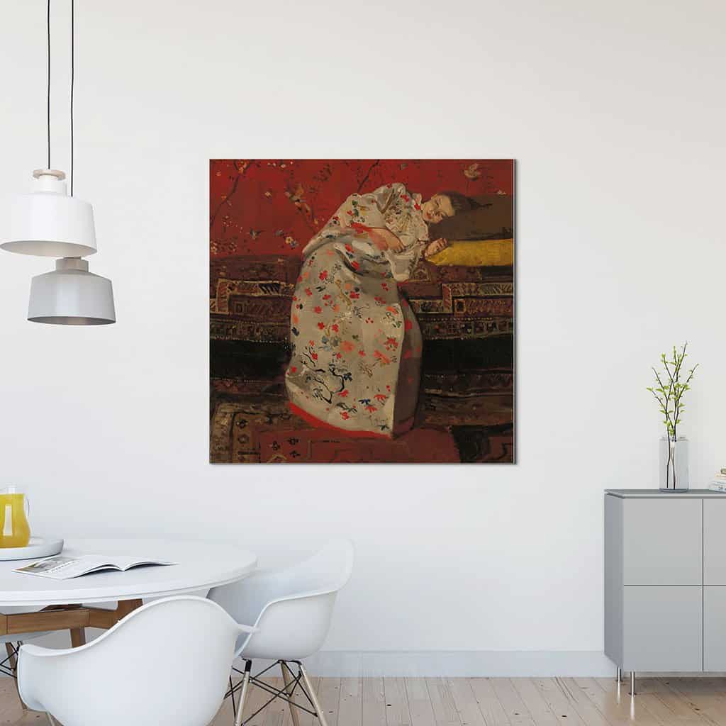 Meisje In Witte Kimono (George Hendrik Breitner)
