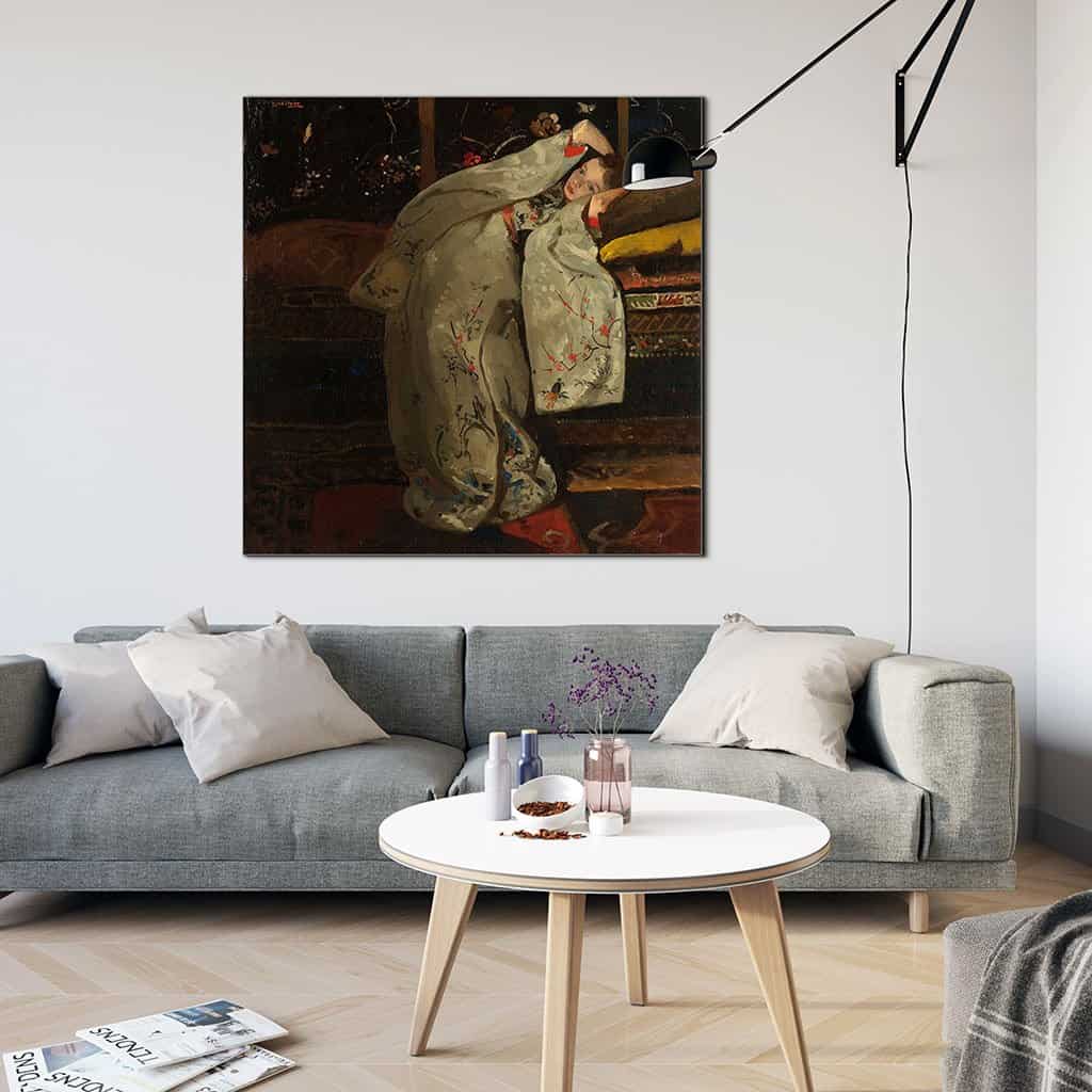 Meisje in witte Kimono (George Hendrik Breitner)
