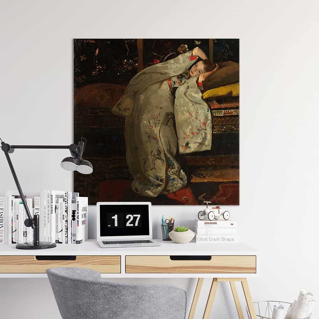Meisje in witte Kimono (George Hendrik Breitner)