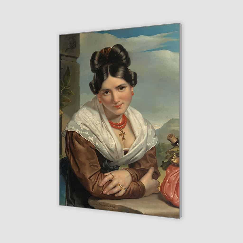 Rustend meisje (Jan Adam Kruseman)