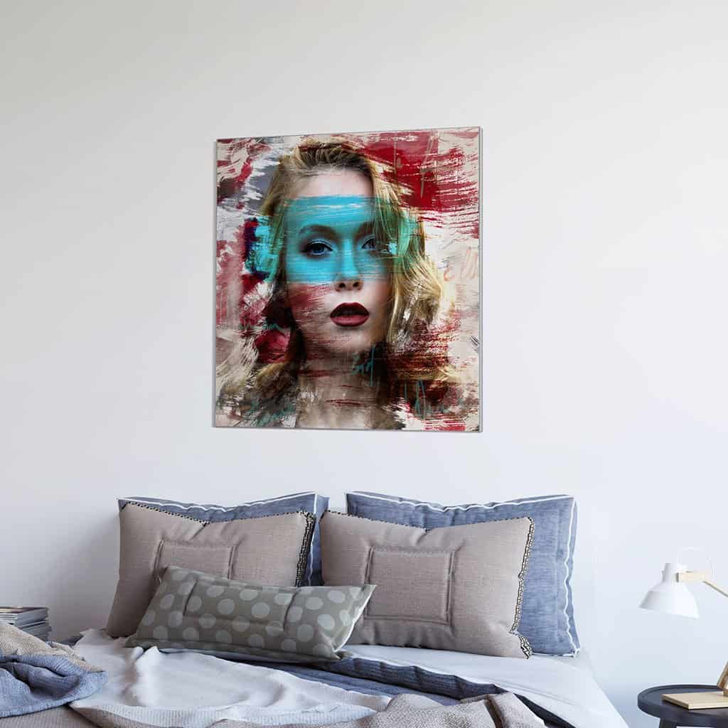 Glam vrouw portret