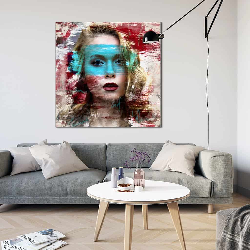 Glam vrouw portret